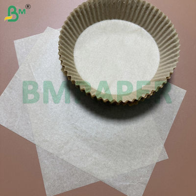 Papel para Fritadeira a Ar 40gsm com Silicone Dupla Face Marrom Kraft Personalizado em Folhas / Rolos
