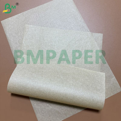 Papel para Fritadeira a Ar 40gsm com Silicone Dupla Face Marrom Kraft Personalizado em Folhas / Rolos