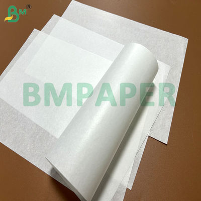 40 gm 45 gm Papel de embalagem kraft branco virgem encerado para embalagem de sanduíches 18x18