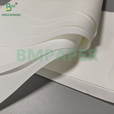 Papel anti-gordura para bandeja de bolo branco de 40 g/m² Papel fácil de deslizar para sobremesas