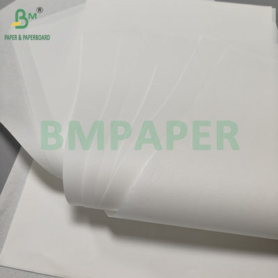 Papel anti-gordura para bandeja de bolo branco de 40 g/m² Papel fácil de deslizar para sobremesas