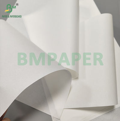 Papel anti-gordura para bandeja de bolo branco de 40 g/m² Papel fácil de deslizar para sobremesas