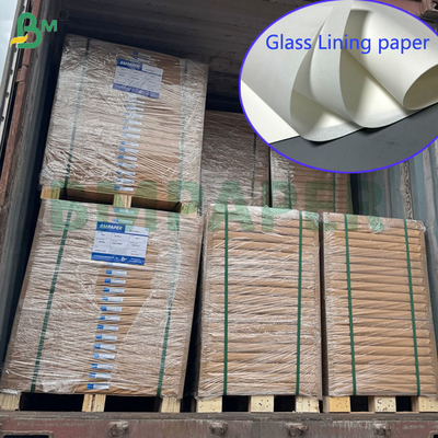 Papel de Vidro Liso para Superfície de 38gsm 40gsm para Proteção de Papel Interfolha 2080mm