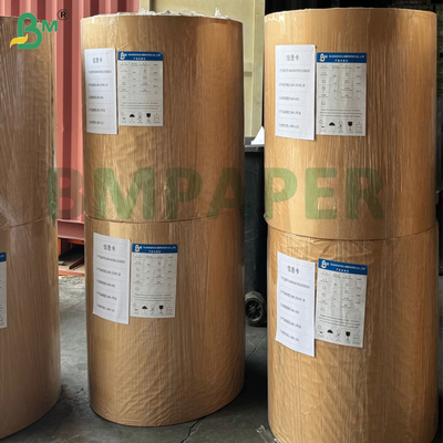 Papel para caixa registradora com revestimento branco sensível ao calor de 70g 75g 565mm 640mm - para máquina POS