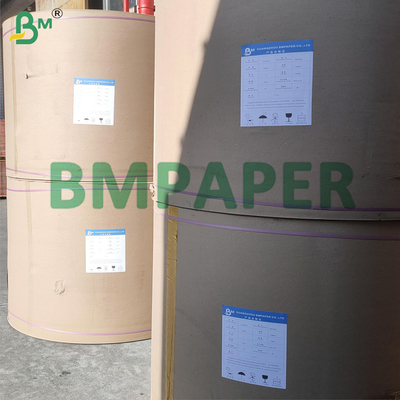 Papel de embalagem Kraft de cor preta 75 gm Superfície lisa e fosca