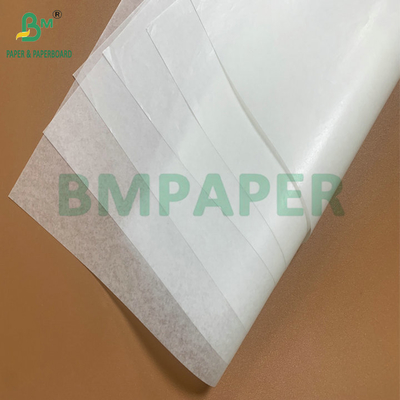 Papel à prova de gordura 35gm 40gm de dois lados de cera de panificação para biscoito de panificação