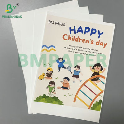 Papel de tecido de tamanho A3 A4 para impressão de escritório com um lado revestido de 0,2 mm de espessura