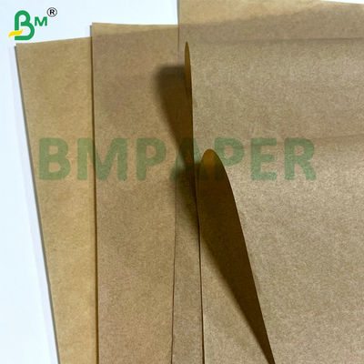 Papel de embrulho à prova de gordura para sanduíches, 35gsm, Kit 7, castanho, reciclável