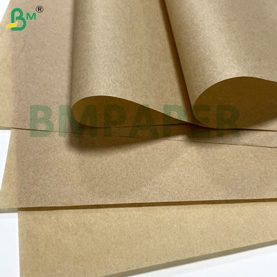 Papel de embrulho à prova de gordura para sanduíches, 35gsm, Kit 7, castanho, reciclável