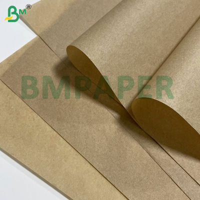 Papel de embrulho à prova de gordura para sanduíches, 35gsm, Kit 7, castanho, reciclável