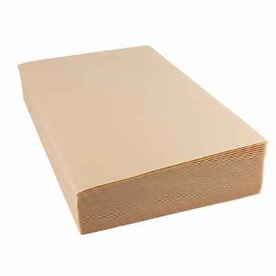 Papel de embrulho à prova de gordura para sanduíches, 35gsm, Kit 7, castanho, reciclável