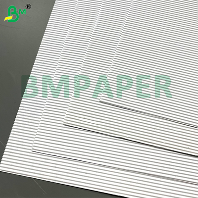 Papel ondulado branco de lado único para embalagem em caixa