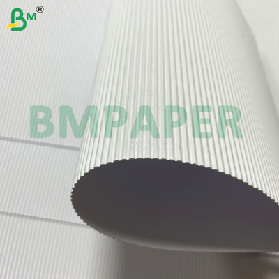 Papel ondulado branco de lado único para embalagem em caixa