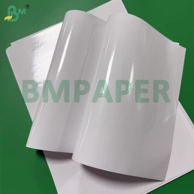 Papel de revestimento brilhante de 100 g+20 g PE C1S Papel laminado 1 folhas laterais 70x100cm