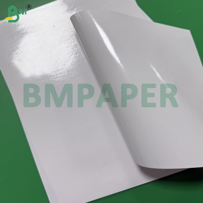 Papel de revestimento brilhante de 100 g+20 g PE C1S Papel laminado 1 folhas laterais 70x100cm