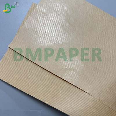 Papel Kraft de 70 gm de folhas castanhas de um lado brilhante Custom 30 - 180 cm rolos