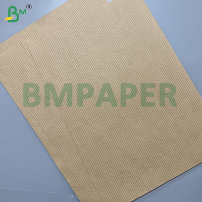Papel Kraft de 70 gm de folhas castanhas de um lado brilhante Custom 30 - 180 cm rolos