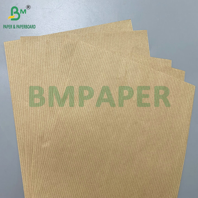 Papel Kraft de 50 gm a 60 gm com raias castanhas para embalagens de flores