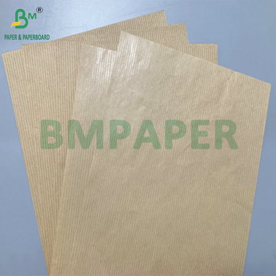 Papel Kraft de 50 gm a 60 gm com raias castanhas para embalagens de flores