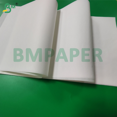 35g 40g Papel branco à prova de gordura para kit de embalagem de fast food 7 à prova de óleo 1050mm