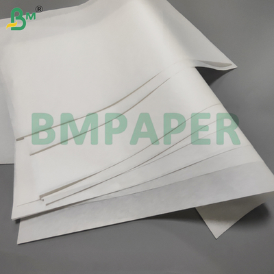35g 40g Papel branco à prova de gordura para kit de embalagem de fast food 7 à prova de óleo 1050mm