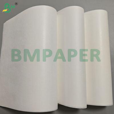 Folhas de papel kraft branco MG 35Gsm de lado brilhante para sacos de papel