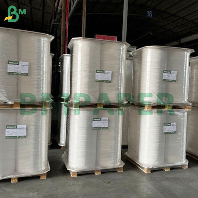 28GSM Not Toxic Straw Wrapping Paper Rolls with logo Customized