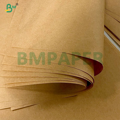 Papel Kraft Marrom Semi-Extensível Não Branqueado de 140g para Embalagem