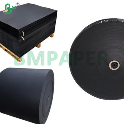 Papel Cartão Preto 180gsm 230gsm Para Etiqueta de Vestuário Boa Rigidez 70 x 100cm
