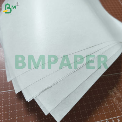 Papel Kraft de vidro de lado único 35 gm Papel branco branqueado MG