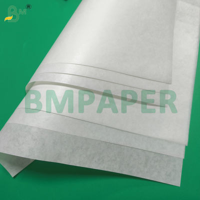Papel Kraft de vidro de lado único 35 gm Papel branco branqueado MG