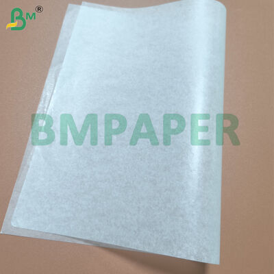 38 - 90gm Papel de vidro branco para embalagens alimentares Resistente a gordura e óleo