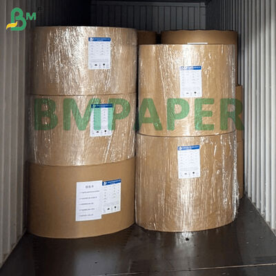 38 - 90gm Papel de vidro branco para embalagens alimentares Resistente a gordura e óleo