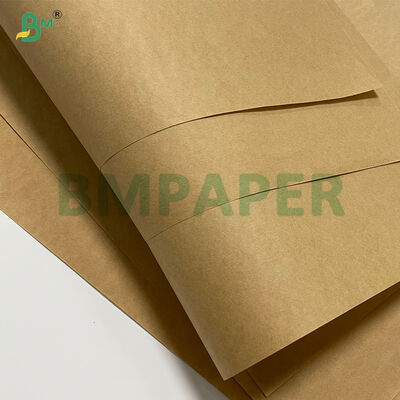 Rolos de papel kraft castanho absorvente de alta resistência de 70 g/m² para fazendas avícolas
