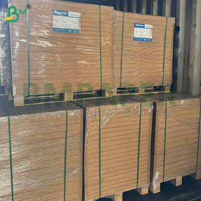 Folhas de papel kraft virgem amarelo dourado a riscas de 40 g, de alta resistência ao molho