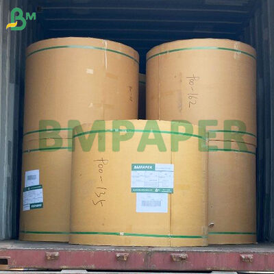 Papel para saco de crescimento de manga com revestimento de cera, brilhante, material preto no verso, 56gsm