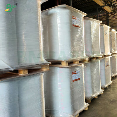 Resistente à humidade bebidas brancas papel de embalagem de palha em rolos