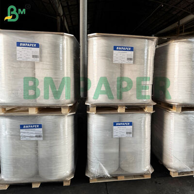 Rolos cortados Papel Kraft Branco para Embalagem de Palha Rolo de 35 mm