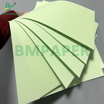 Papel Bristol Verde Claro Liso 300gsm 350gsm Para Embalagem de Presente 571 x 724mm