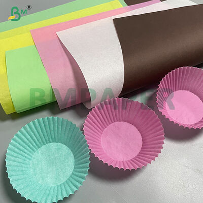 40g 50g Café Branco Rosa Pergaminho de Forno Greaseproof Cupcake Liner Paper