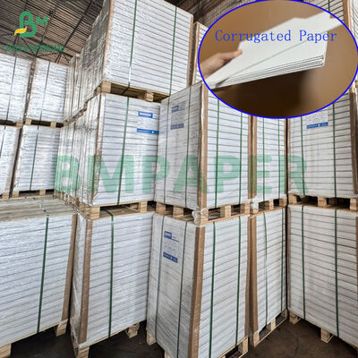 Papel ondulado de face única E flute de 230 gramas e 325 gramas para proteção de flores 28 x 60 cm