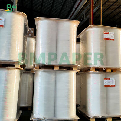 24 gm 28 gm Papel embalado de palha branca lisa para embalagem individual de palha