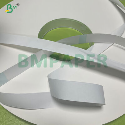 24 gm 28 gm Papel embalado de palha branca lisa para embalagem individual de palha