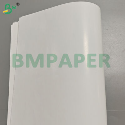 Folhas de Papel Adesivo C1S Brilhante em Um Lado 70gsm para Fabricação de Etiquetas