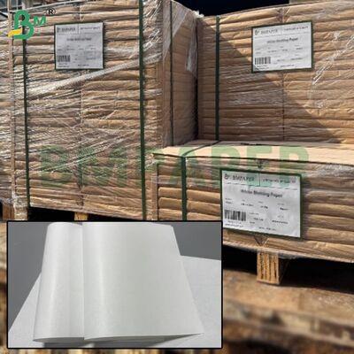 Papel Kraft Branqueado MG 35gsm 38gsm Papel Brilhante de Face Única Glaceado à Máquina Folhas 30cm x 60cm