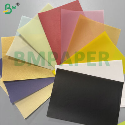 40-285 g de papel colorido transparente pesado de rastreamento Vellum Cardstock