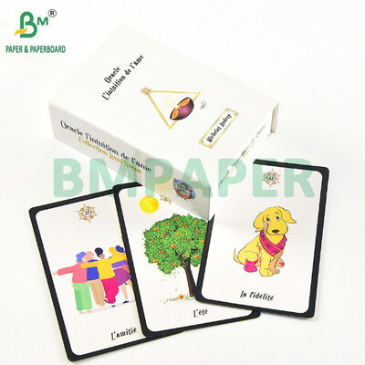 Papel para Cartas de Jogar de Alta Opacidade 310GSM 320GSM com Núcleo Azul Cartolina para Poker