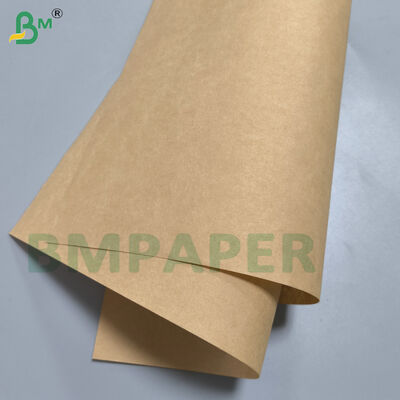 Papel Kraft Não Alvejado de Alta Resistência 50lb Papel Kraft para Sacos de Cimento Altamente Extensível