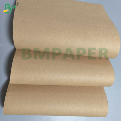 Papel Kraft Não Alvejado de Alta Resistência 50lb Papel Kraft para Sacos de Cimento Altamente Extensível