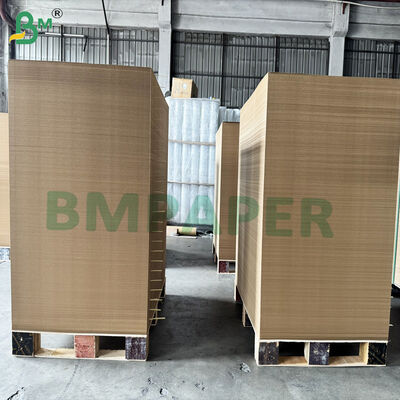 Papel Kraft Não Alvejado de Alta Resistência 50lb Papel Kraft para Sacos de Cimento Altamente Extensível